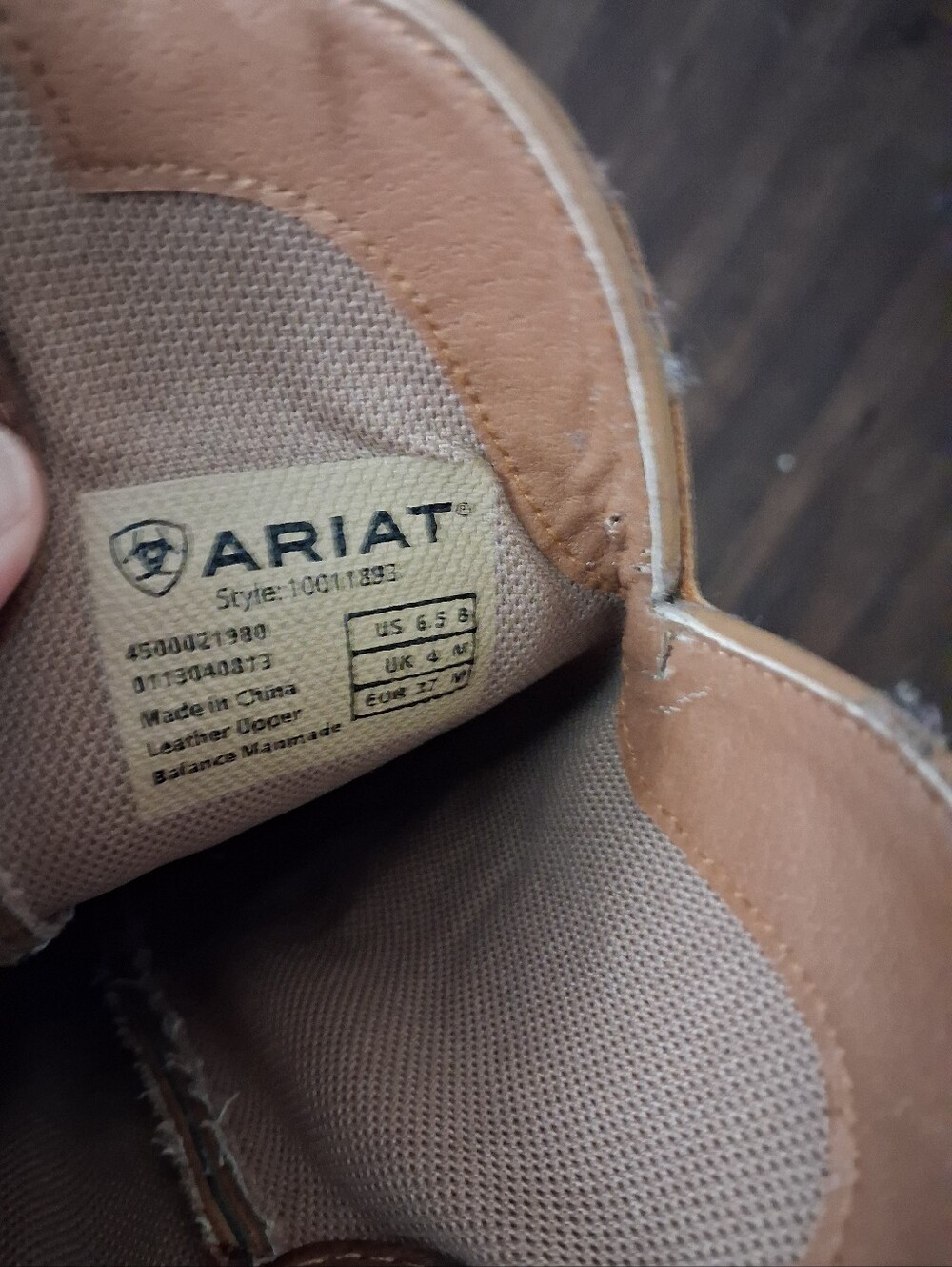 Ariat Brown Cowboy Boots - Picture 5 of 9